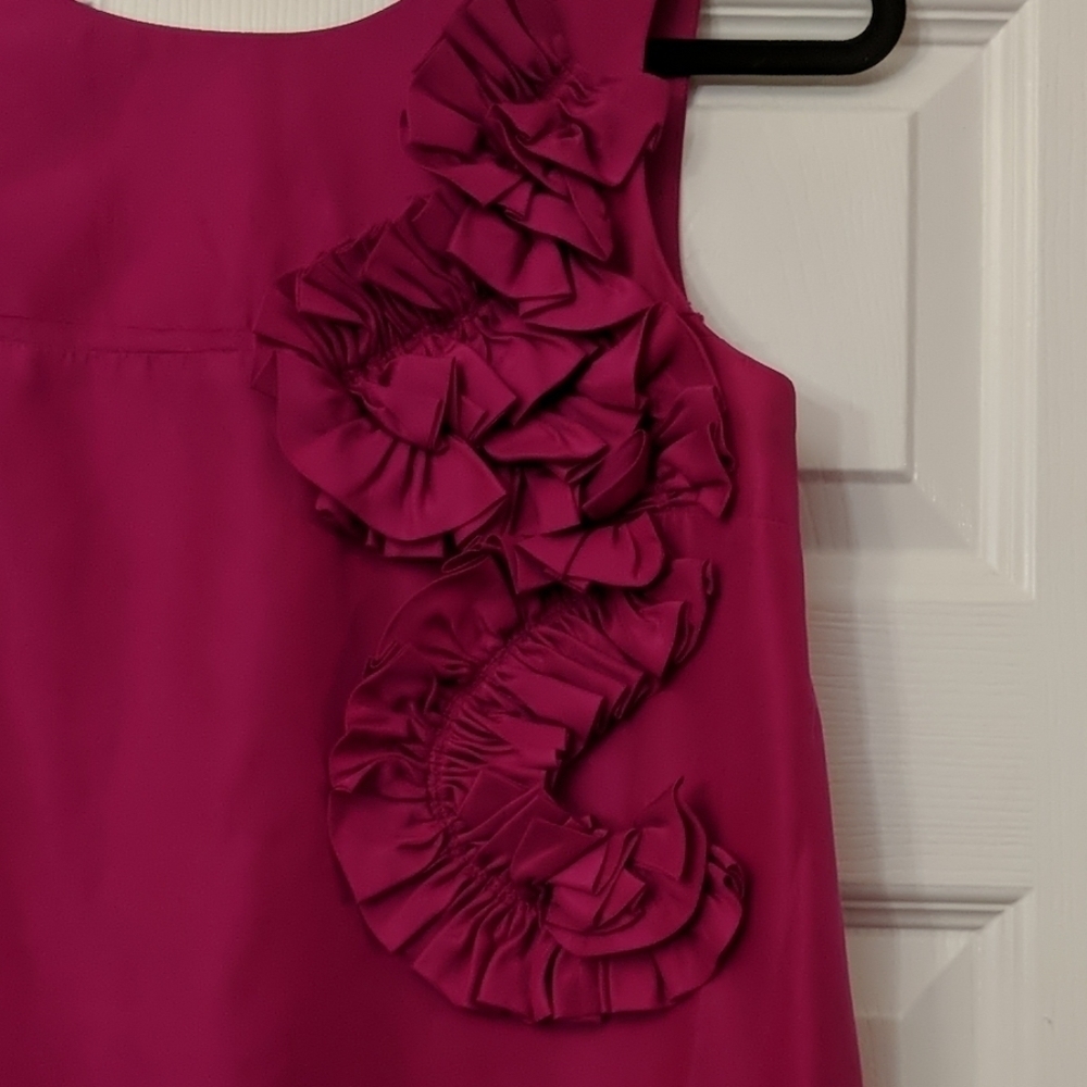 ROBERT RODRIGUEZ Silk Ruffle Dress - Picture 3 of 7